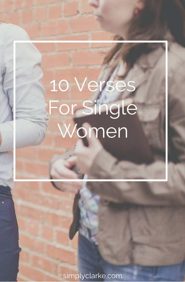 10 Verses For Single Women Simply Clarke