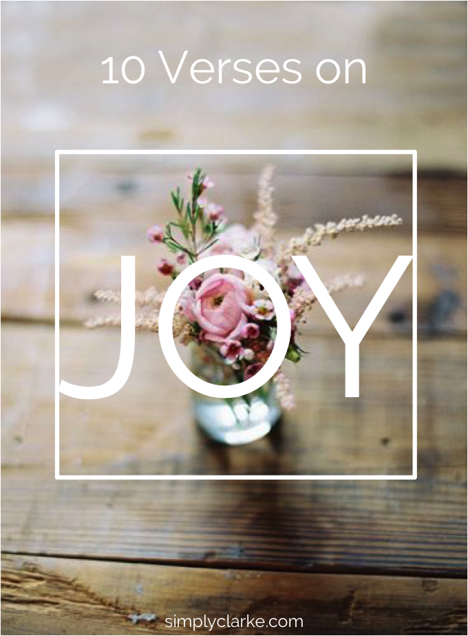 10 Verses on Joy