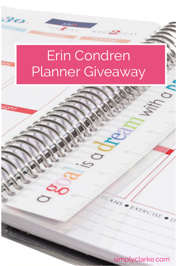 Erin Condren Planner Giveaway
