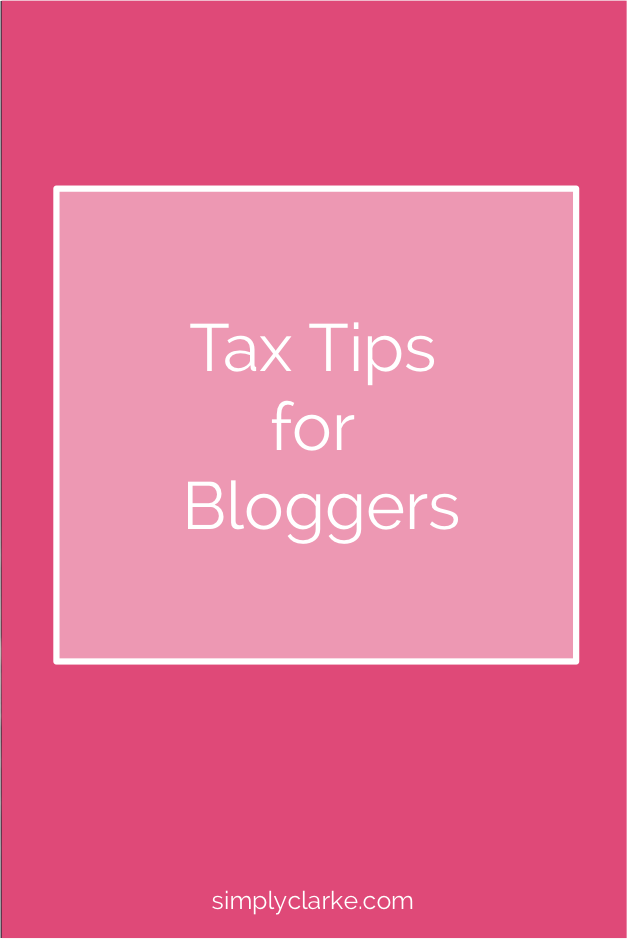 Tax Tips for Bloggers