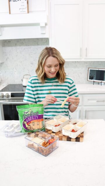 #ad Back-to-school gets busy fast, so one thing that helps our family stay prepared is spending a little time each week on lunch and snack prep. 🙌

I always grab the Cheese Heads® Variety Pack at Walmart because it’s something everyone in our family enjoys. I add @frigocheeseheads to lunchboxes and use it as the base for my own grab-and-go snack boxes with pepperoni, nuts and crackers for those extra busy days.

It’s a good source of calcium and protein, plus they’re fun, portable cheese snacks that fuel us with flavor and convenience whether we’re headed to school, work, home or on-the-go.

Have you started back-to-school prep yet?

#CheeseHeadsPartner