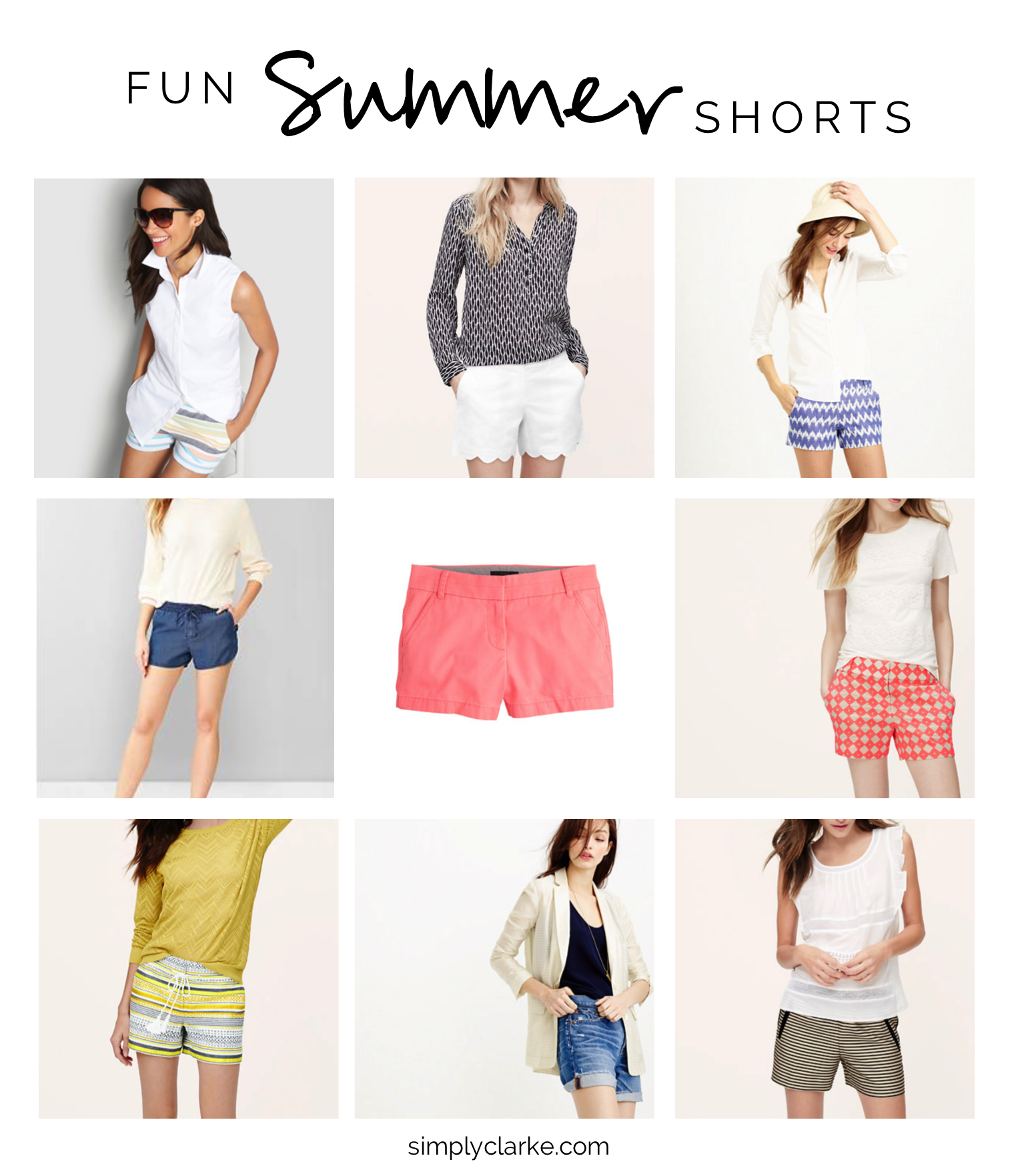 Fun Summer Shorts - Simply Clarke