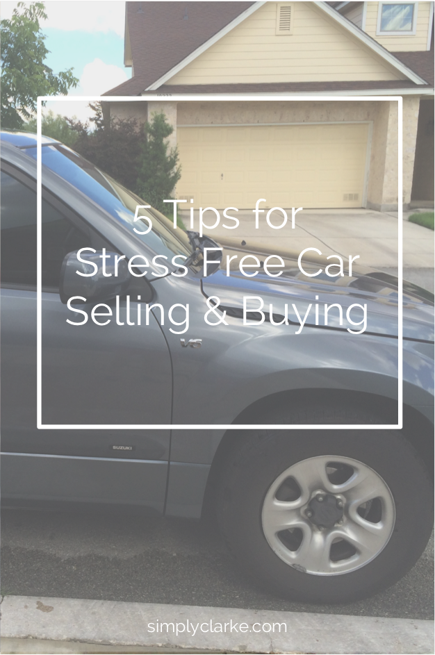 5 Tips for Stress Free Car Selling & Buying