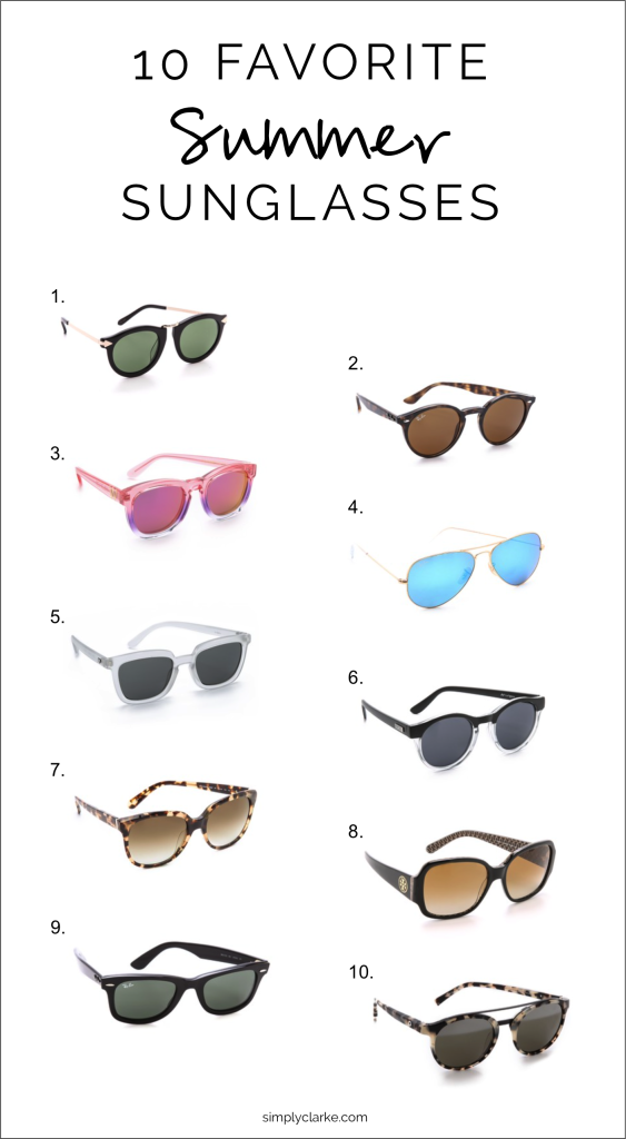 favorite summer sunglasses