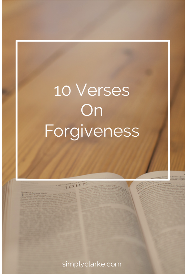 10 Verses on Forgiveness