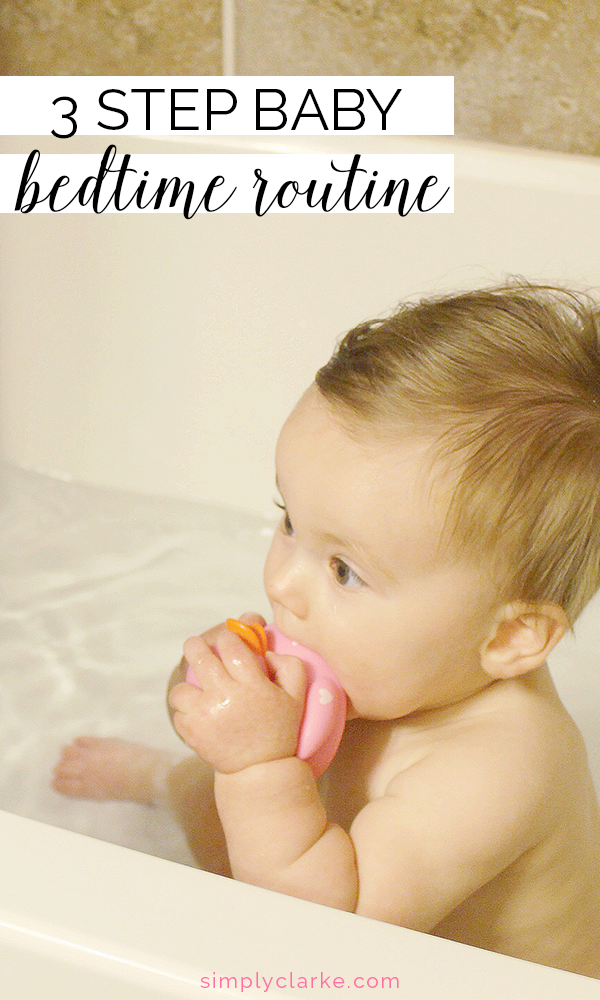3 Step Baby Bedtime Routine