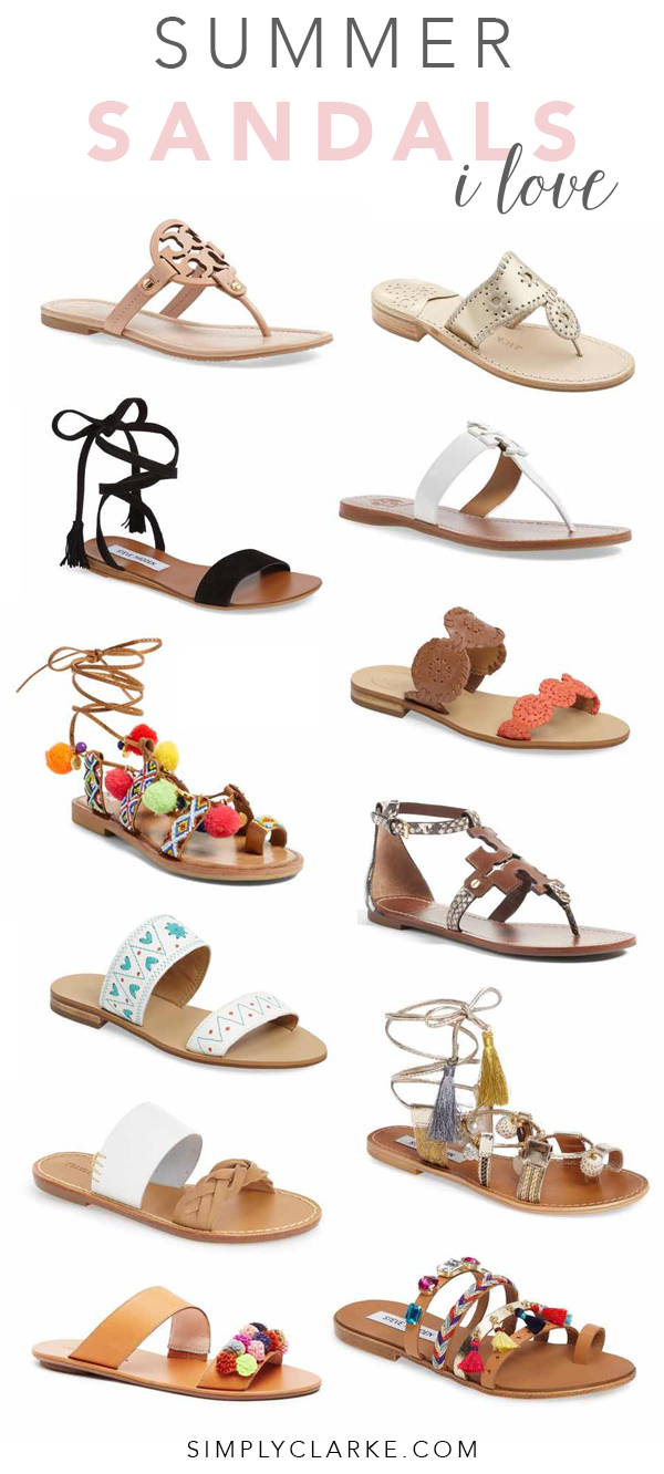 Summer Sandals I Love - Simply Clarke