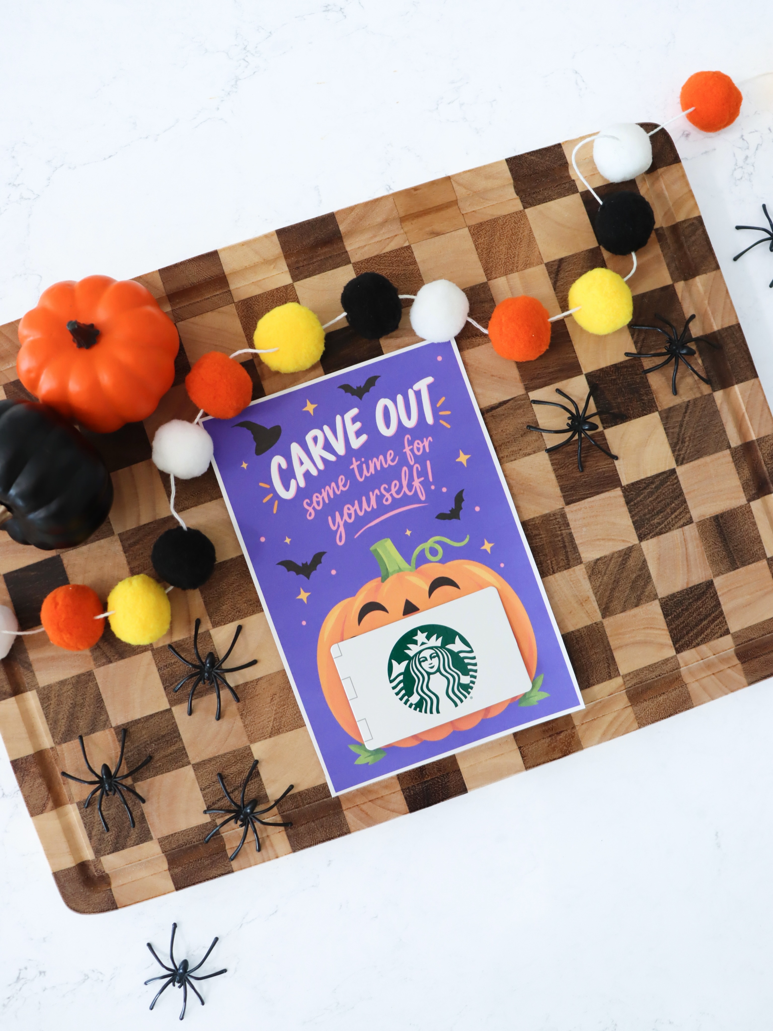 The cutest little Halloween gift! 🎃☕💜

This DIY Halloween gift card holder is such an easy way to turn a Starbucks gift card into a thoughtful treat for teachers, friends, coworkers, or your favorite busy mom!

Just print, attach a gift card, and you have the sweetest little reminder to carve out some time for yourself! 🍂✨

Comment “SHOP” and I’ll send you the link to make your own! 🎃

#HalloweenGiftIdeas #HalloweenGiftCardHolder #TeacherGiftIdeas #HalloweenPrintable #DIYGiftIdeas / https://liketk.it/6pEFa