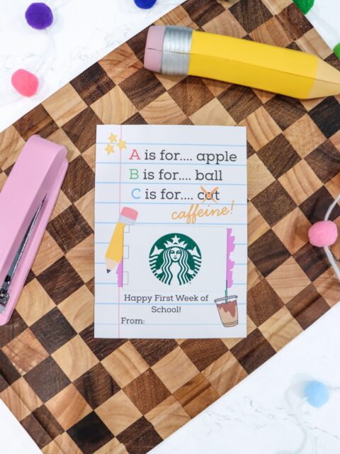 ☕📚 A is for Apple. B is for Ball. C is for… Caffeine! 😂

If you’re looking for an easy first week of school teacher gift, this coffee gift card holder is such a fun way to welcome your child’s teacher!

Just print, add a coffee gift card, and you’ve got a thoughtful back-to-school teacher gift they’ll actually use. ✏️💛

Comment “SHOP” and I’ll send you the printable link! ☕️✨

#BackToSchool #TeacherGift #FirstWeekOfSchool #TeacherAppreciation #PrintableGiftTag / https://liketk.it/6kzpS