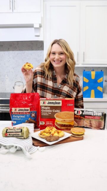 #JimmyDeanBrandPartner @jimmydean Mornings are so busy, I need quick and easy breakfast ideas and @jimmydean always comes through! 

I used their Premium Applewood Smoked Bacon and Premium Pork Regular Sausage Roll to make these Breakfast sliders. They are so delicious and easy to make them for the week and reheat each day.

I like pairing them with Jimmy Dean® Heat ‘N Serve Original Pork Breakfast Sausage Links. They are seasoned to perfection and give me a little extra protein (9g per serving!!).

Another great quick option is the Jimmy Dean® Egg and Cheese Maple Griddle Cake Breakfast Sandwich. It’s ready in minutes in the microwave and it smells amazing, plus it has 13g of protein per serving!

You can grab all these Jimmy Dean®  Brand favorites at @walmart! 

#quickbreakfast #easybreakfast #breakfastrecipe