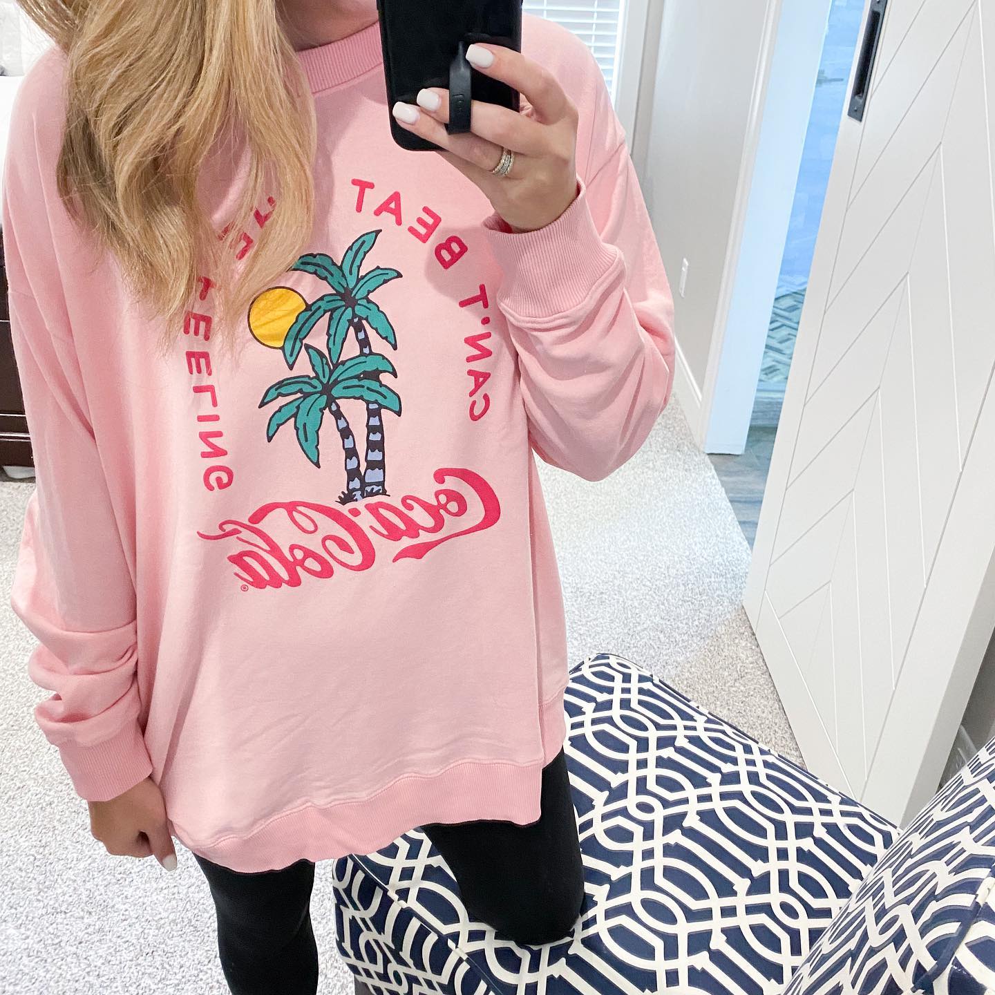 Can’t beat the feeling… of getting a MAJOR DEAL on this sweatshirt!! Normally $128, on sale for $29.99 🤍🌴Tap the link in my stories or shop via @shop.ltk #ltkunder50 #ltksalealert #ltkstyletip #cocacola