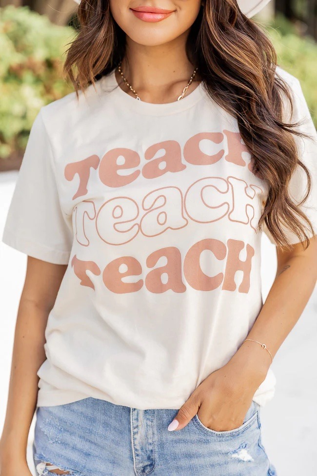 teach teach teach retro 