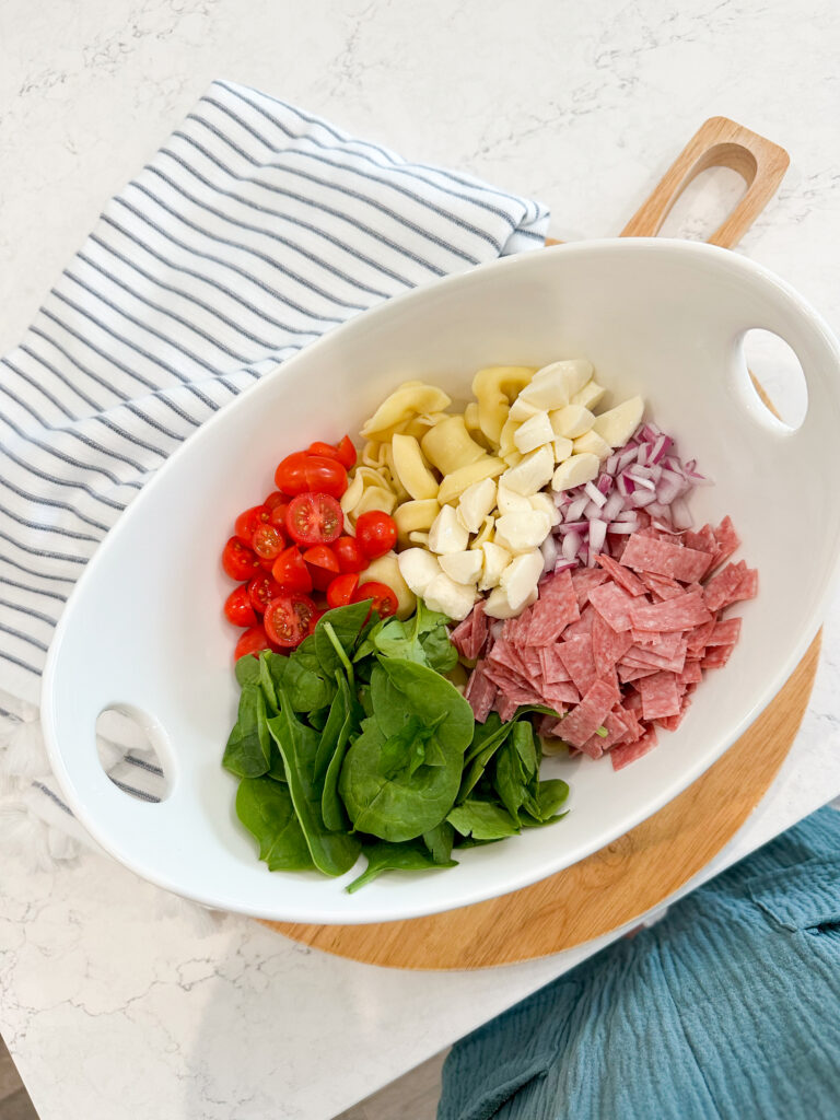 Tuscan Tortellini Salad Ingredients