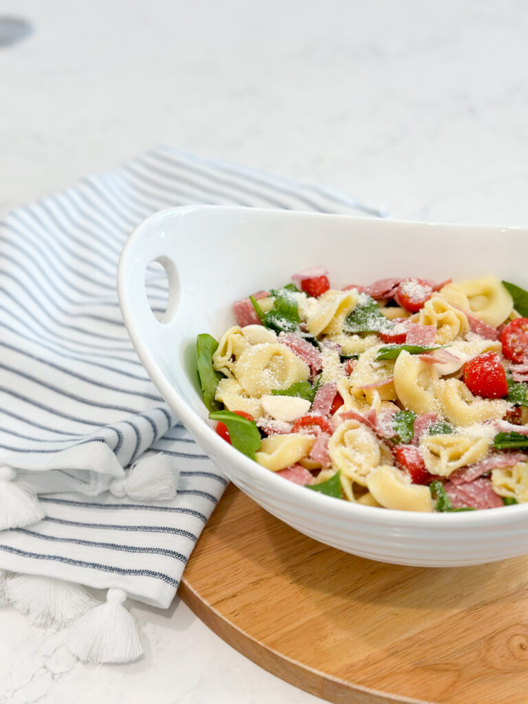 Tuscan Tortellini Salad - Quick Side Dish